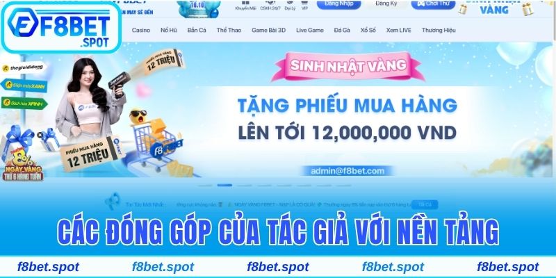 Ceo Phạm Khánh Hưng - Nhà Sáng Lập Trang F8bet Spot 2 Các đóng góp của tác giả với sự phát triển nền tảng
