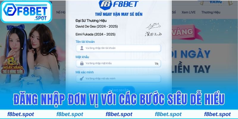 Hướng Dẫn Đăng Nhập F8bet Truy Cập An Toàn Và Nhanh Chóng 1 Đăng nhập đơn vị với các bước siêu dễ hiểu