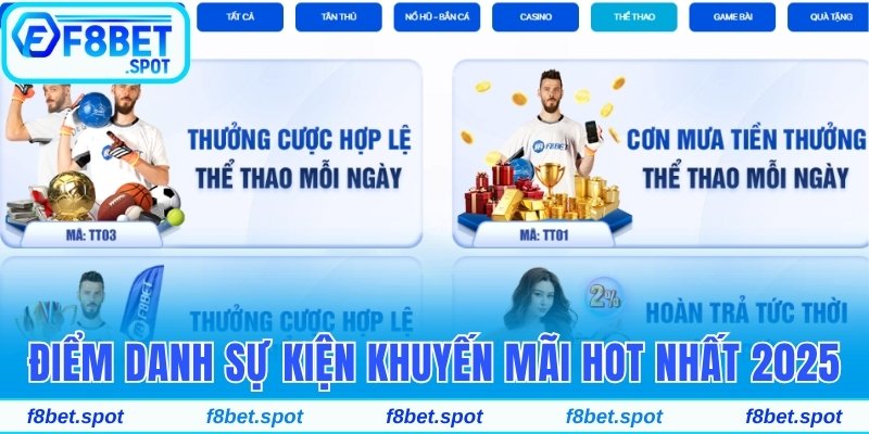 Điểm danh sự kiện khuyến mãi hot nhất 2025