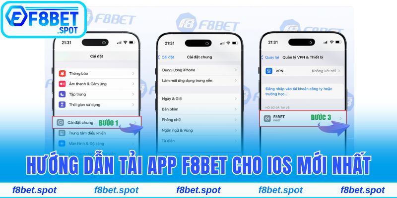 Hướng Dẫn Tải App F8bet Cho IOS Thành Công Chỉ Trong 4 Bước 2 Hướng dẫn tải app F8bet cho IOS chỉ với 4 bước