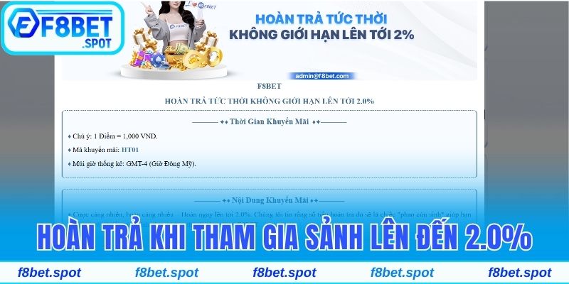 Đăng Ký Nhận Khuyến Mãi Nổ Hũ F8bet Không Giới Hạn 5 Không tuân thủ đúng điều kiện chương trình