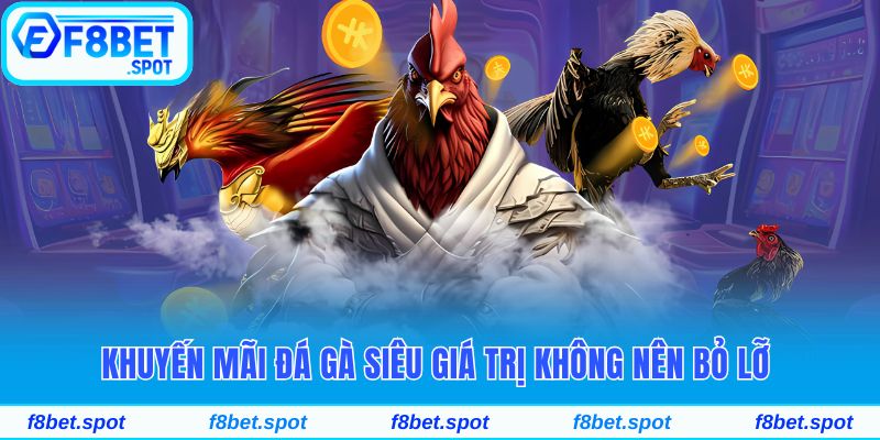 Khuyến mãi đá gà siêu giá trị không nên bỏ lỡ