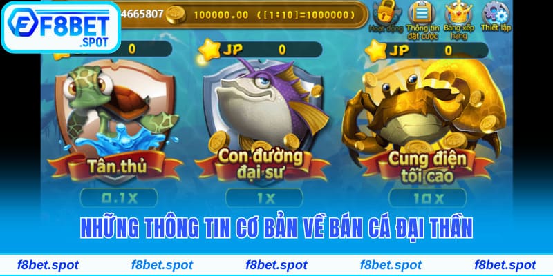 Siêu Phẩm Bắn Cá Đại Thần Hấp Dẫn Tại Nhà Cái F8bet 2 Những thông tin cơ bản về bắn cá Đại Thần