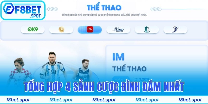 Tổng hợp 4 sảnh cược đình đám nhất